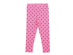 Mini Rodini pink leggings polka dots